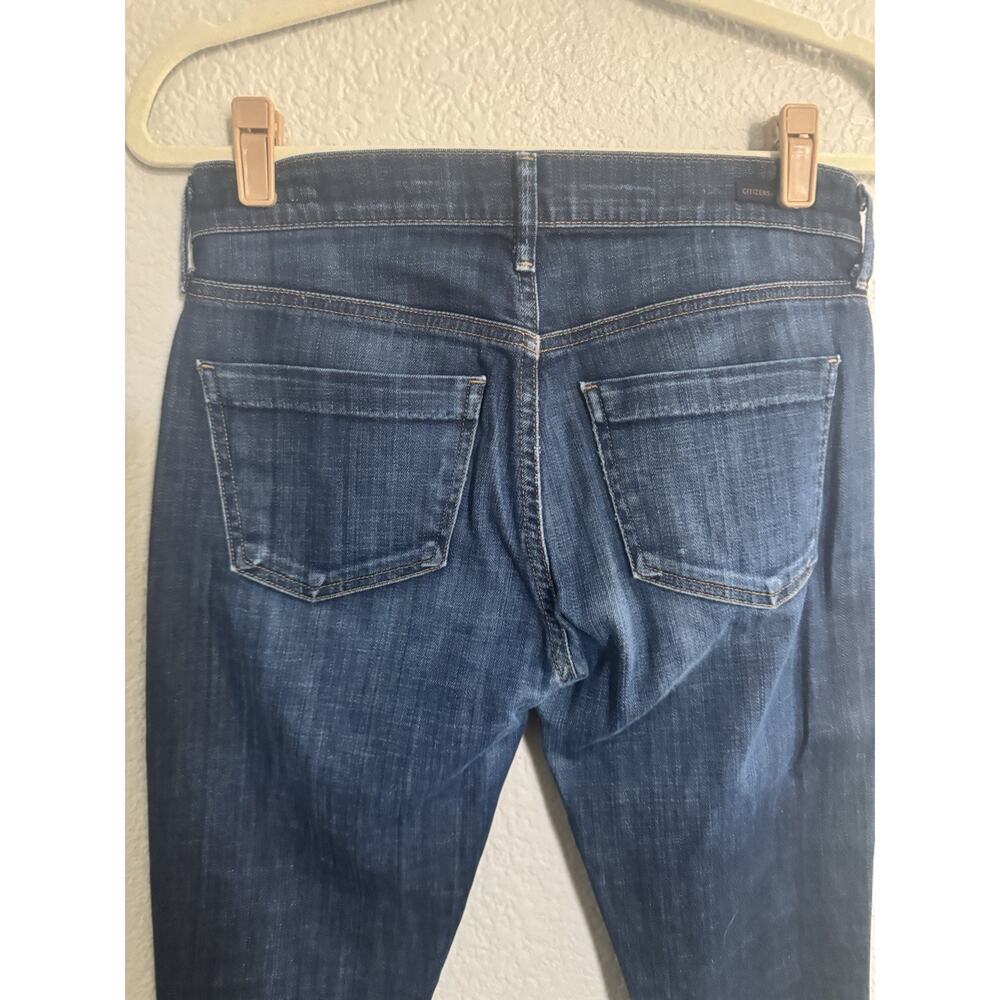 Citizens of Humanity Jeans Womens 26 Blue Dani Crop Straight Leg Cuffed #6327 - Picture 7 of 14